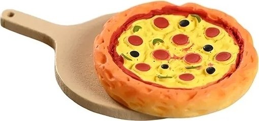 Julenissetilbehr - Pizza med bakespade