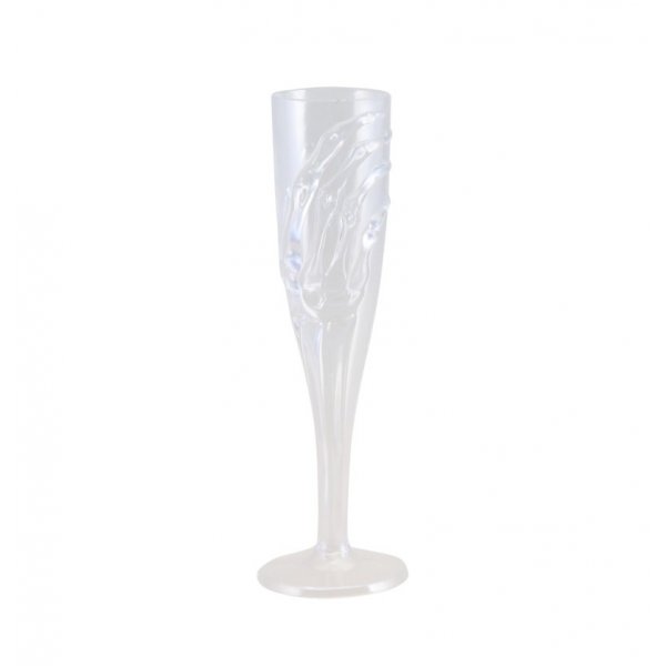 Champagneglass - Skjelett - Halloween