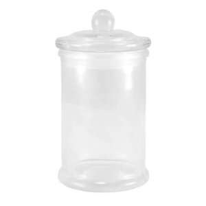 Glasskrukke - Enkel med lokk - Medium Glasskrukke - Enkel med lokk - Medium