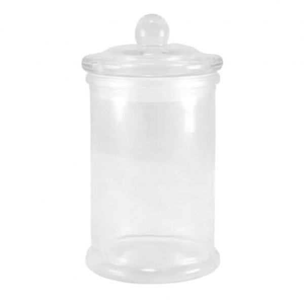 Glasskrukke - Enkel med lokk - Medium Glasskrukke - Enkel med lokk - Medium
