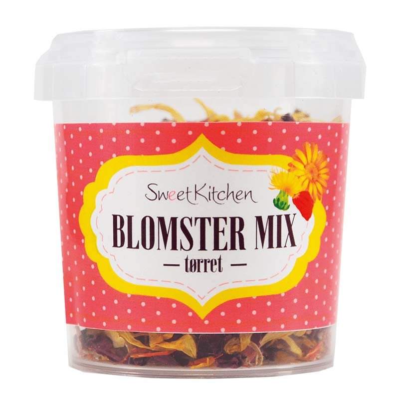 Spiselige ekte blomster - Mix - SweetKitchen - 10g - Blomsterstrøssel, Sprinkles