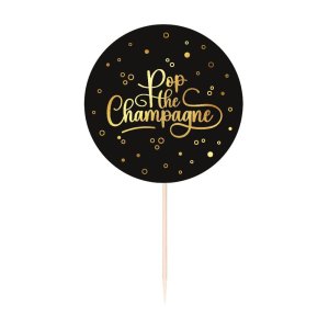 Festvalg - Pop the Champagne - Svart - 25-pakning Festvalg - Pop the Champagne - Svart - 25-pakning