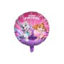Folieballong - Paw Patrol - Rosa/Lilla - Rund - 43 cm Folieballong - Paw Patrol - Rosa/Lilla - Rund - 43 cm