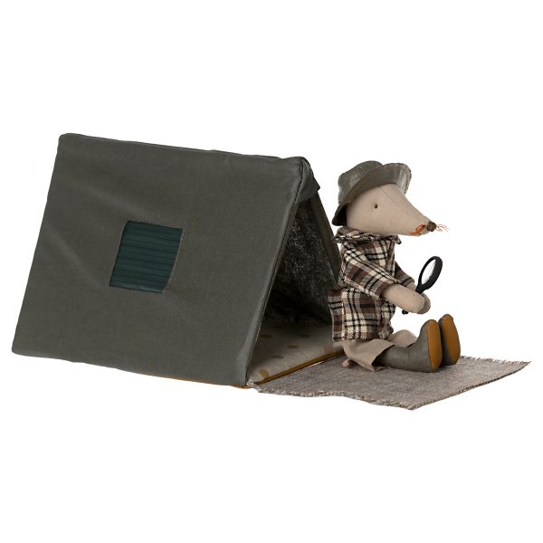 Telt - Single - Happy Camper - Maileg Telt - Single - Happy Camper - Maileg