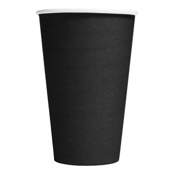Papirkopper svarte 350ml - 10-pakning Papirkopper svarte 350ml - 10-pakning