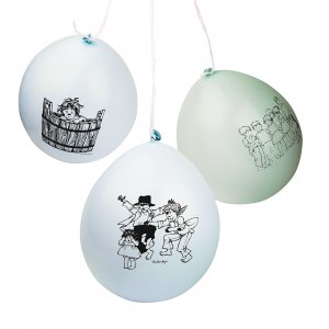 Ballonger - Bullerbyn 6-pakning 30cm