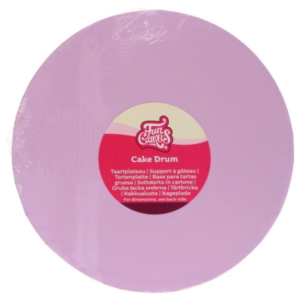 Kakefat Tykt - Lilla Pastell - 25 cm - FunCakes