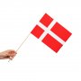 Papirflagg Danmark - 10-pakning Papirflagg Danmark - 10-pakning