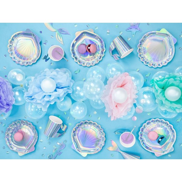 Pappkopper - Havfruefest - 6-pakning