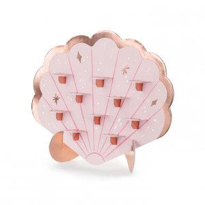 Shot Wall - Skjell - Rosa/Rosgull