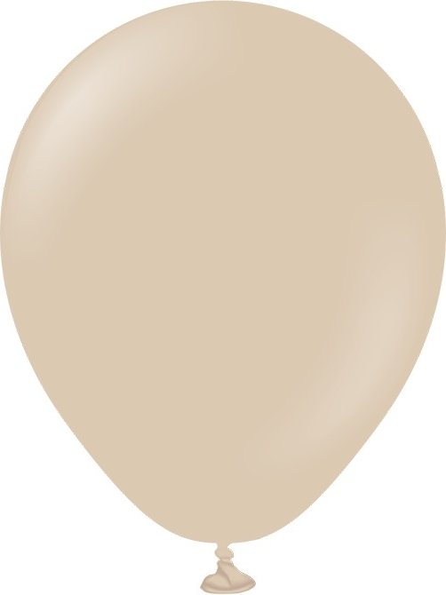 Miniballonger ensfargede – Premium 13 cm – Hasselnøtt – 25-pakning – Pastell, Ensfargede ballonger, Ballonger