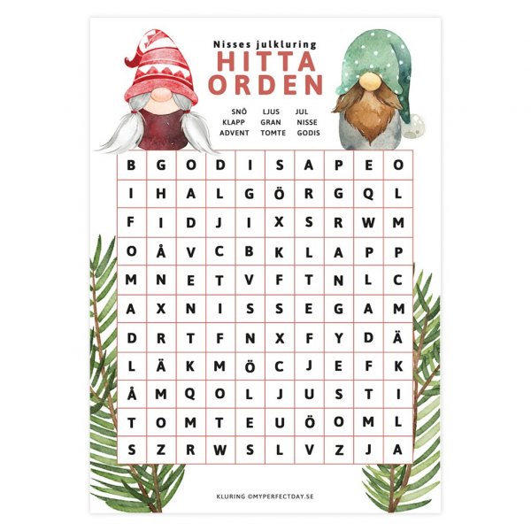 Julepynt - 5-pakning - Sett 1