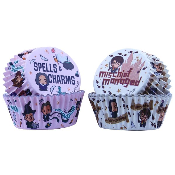 Cupcakeformer - Harry Potter - Foliert - 60-pakning Cupcakeformer - Harry Potter - Foliert - 60-pakning