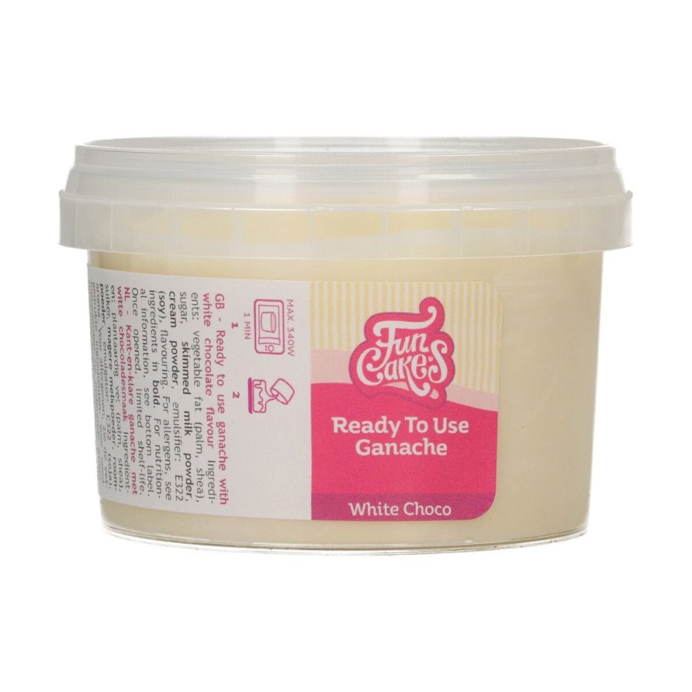 FunCakes Ganache Hvit Sjokolade 260g
