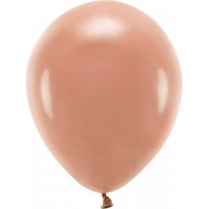 Ensfargede ballonger - ko 30 cm - Skittenrosa - 10-pakning