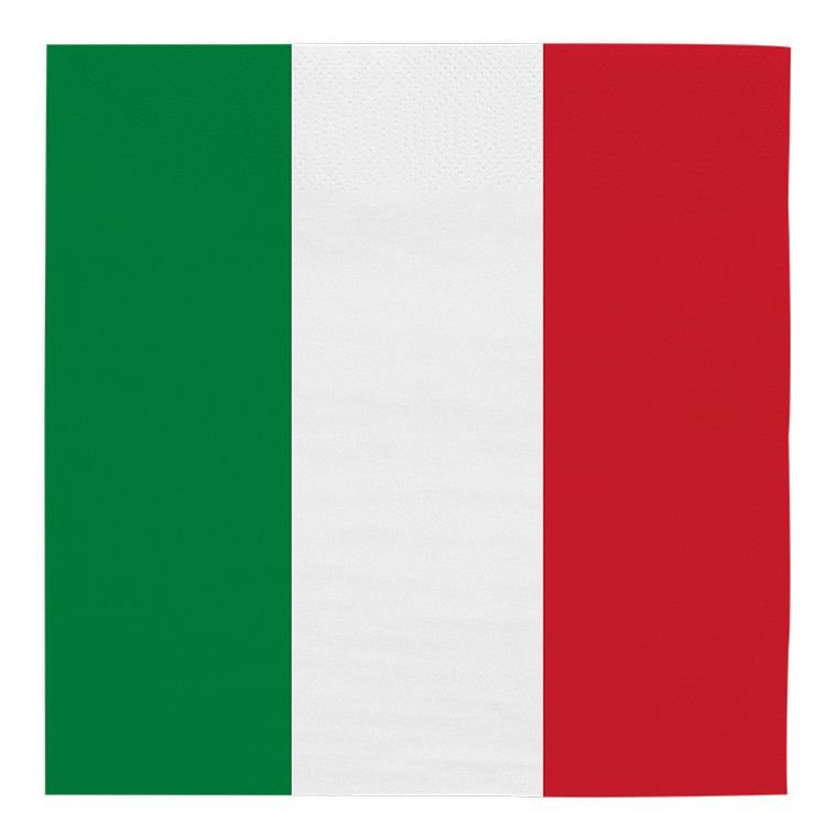 Servietter – Italia – 33×33 cm – 20-pakning – Servietter, Borddekking