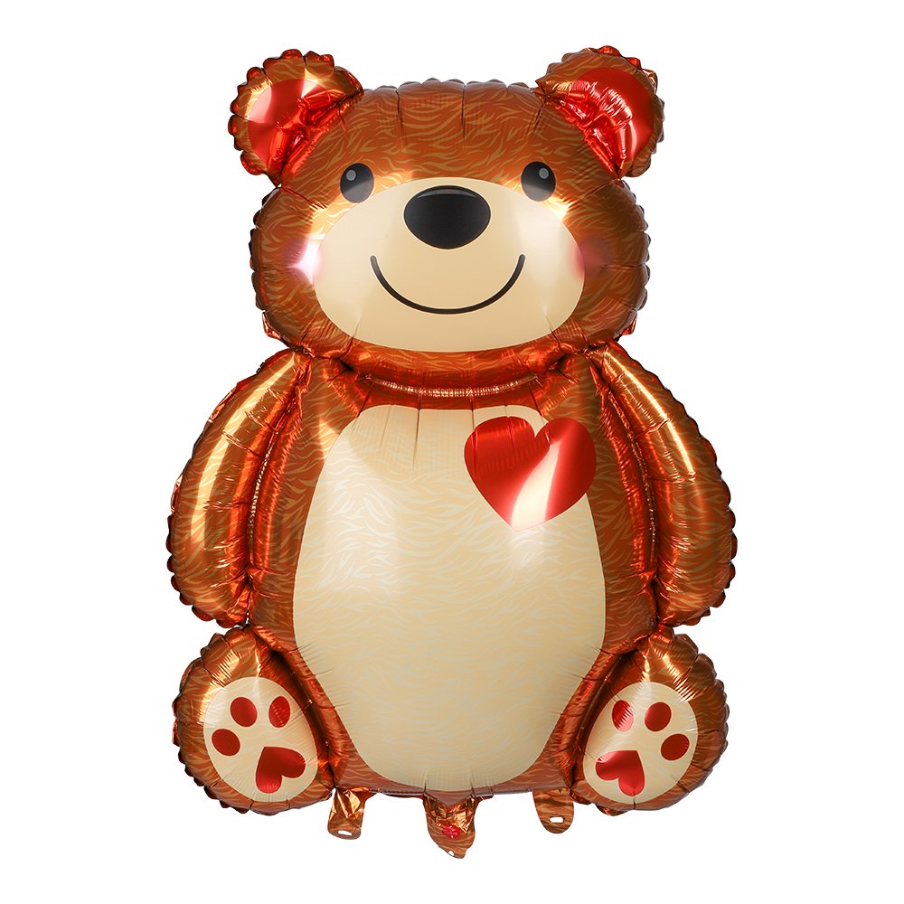 Folieballong – Bjørn – 65 cm – Former, Folieballonger, Ballonger