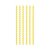 Papirsuger�r - Stripete - Gul/Hvit - 20-pakning