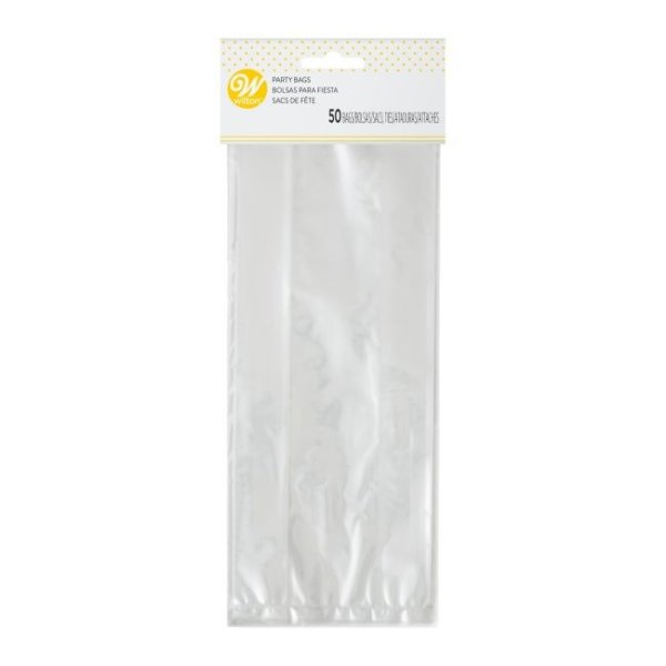 Cellofanposer - 10 x 24 cm - 50-pakning - Wilton Cellofanposer - 10 x 24 cm - 50-pakning - Wilton