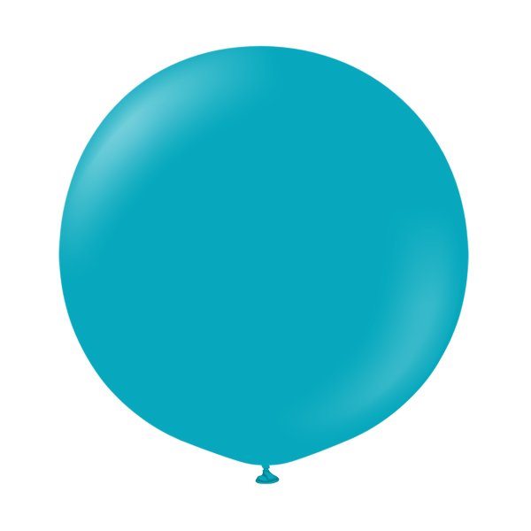 Ballonger ensfarget - Premium 60 cm - Turkis - 2-pakning Ballonger ensfarget - Premium 60 cm - Turkis - 2-pakning
