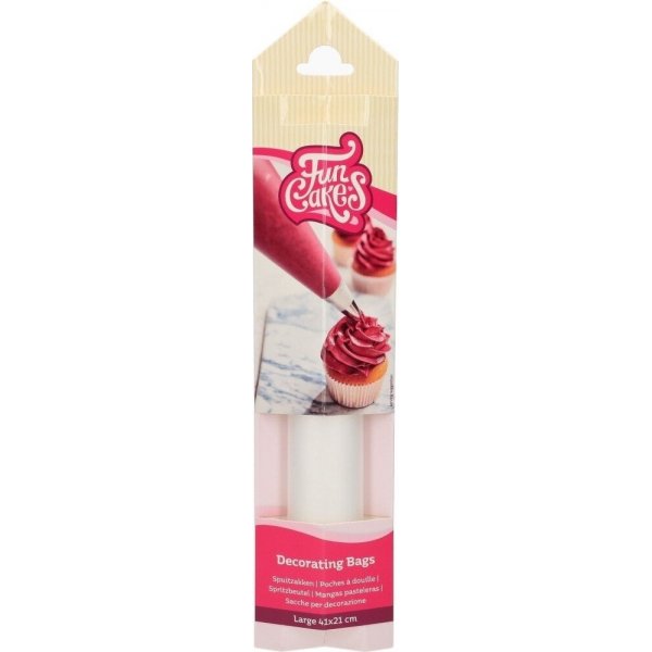 Spritsposer - Funcakes - 41 cm - 10-pakning Spritsposer - Funcakes - 41 cm - 10-pakning