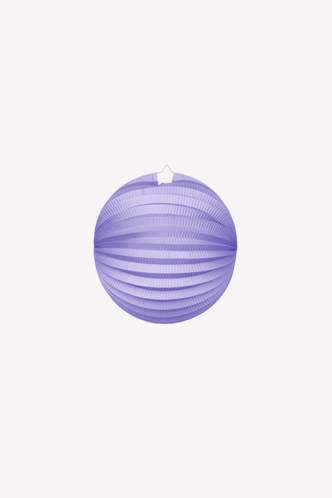 Lanterne – Papir – Lilla – 25 cm – Lamper og lykter til bryllup, Bryllupsdekorasjoner