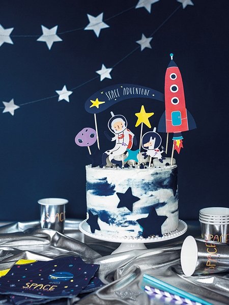 Cake toppers - Space Party