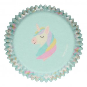 Cupcake-former - Enhjrning - 48-pakning