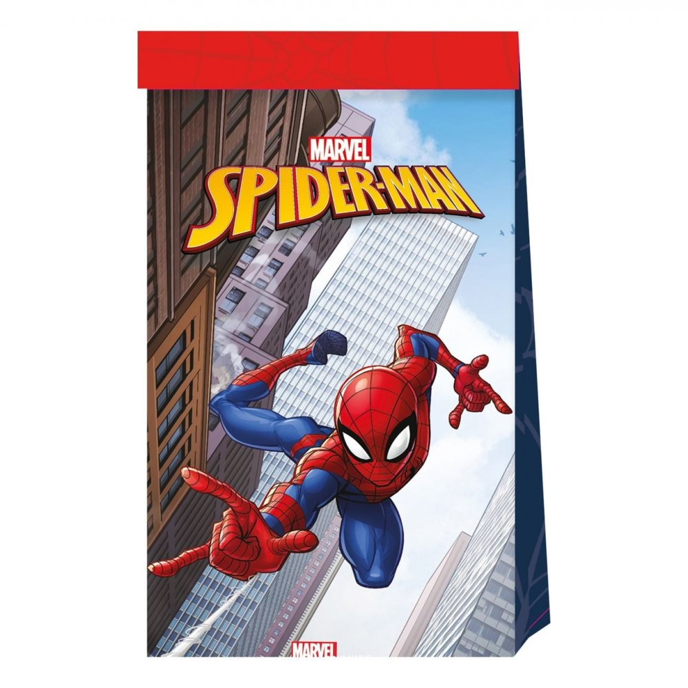 Festposer – Spider-Man – 4-pakning – Andre vesker og gaver, Esker og vesker