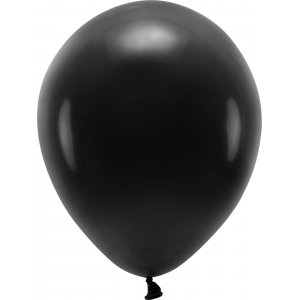 Ensfargede ballonger - Øko 30 cm - Svart - 10-pakning Ensfargede ballonger - Øko 30 cm - Svart - 10-pakning