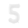 Tallballonger - Hvite - 86 cm - 2 stk Tallballonger - Hvite - 86 cm - 2 stk