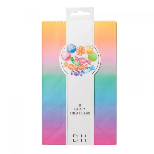 Godteriposer/Fiskedamposer - Ombre - 8 stk Godteriposer/Fiskedamposer - Ombre - 8 stk