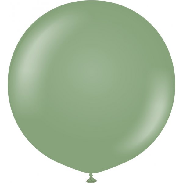 Ballonger ensfarget - Premium 90 cm - Eukalyptus - 2-pakning Ballonger ensfarget - Premium 90 cm - Eukalyptus - 2-pakning