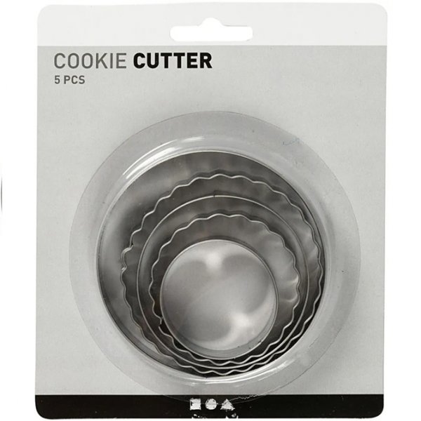Kakeformer - 5-pakning - Sirkler Kakeformer - 5-pakning - Sirkler