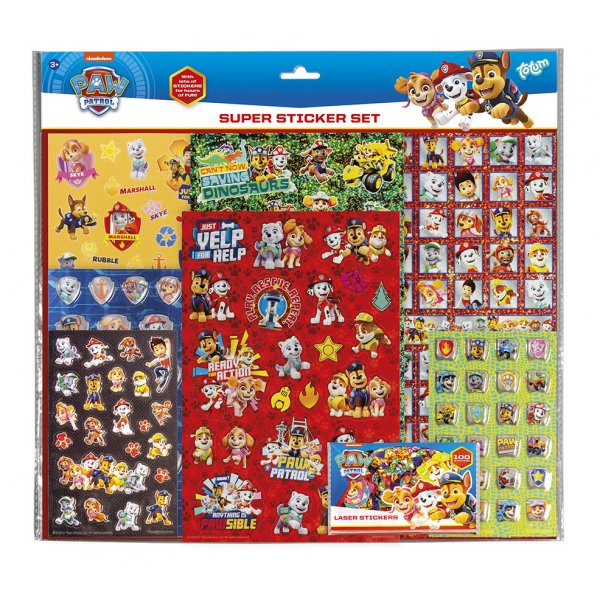 Klistremerker - Paw Patrol - Super klistremerkesett