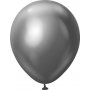 Ballonger ensfargede - Premium 45 cm - Space Grey Chrome - 5-pakning
