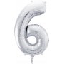 Tallballong - Sølv - 86 cm - Tall: 6
