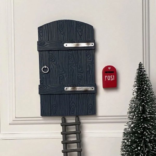 Nissedør - Sett - 6 deler - Blå Nissedør - Sett - 6 deler - Blå