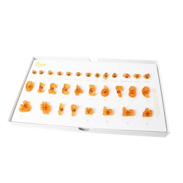 Stempel - Morsomme fonter - Samling 2 - 31 deler Stempel - Morsomme fonter - Samling 2 - 31 deler