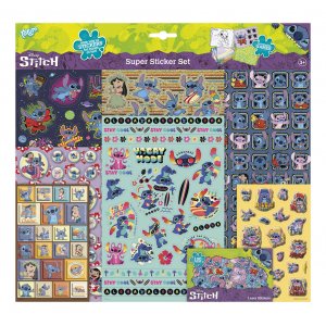 Klistremerker - Disney Stitch - Supersett Klistremerker - Disney Stitch - Supersett