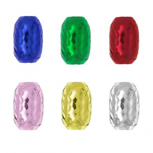 Pakkesnor/Ballongsnor - Sett - 6 x 10 m - Metallisk Pakkesnor/Ballongsnor - Sett - 6 x 10 m - Metallisk