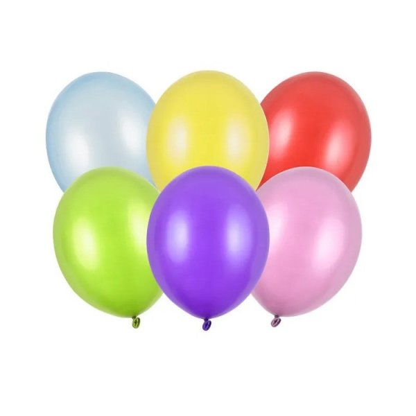 Ballonger Metallisk Mix 50-pakning