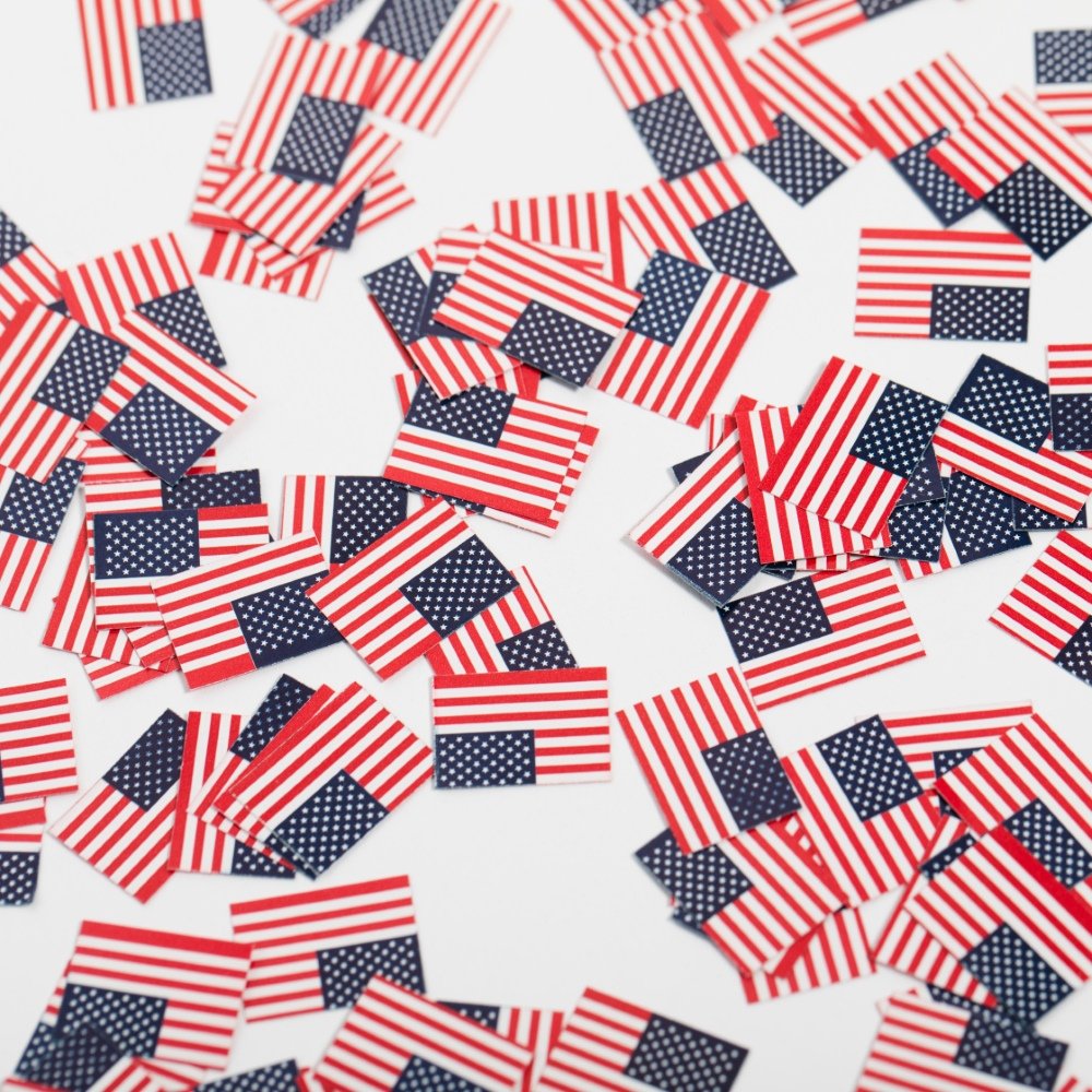 Bordkonfetti – USA – 150-pakning – Konfetti, Små dekorasjoner