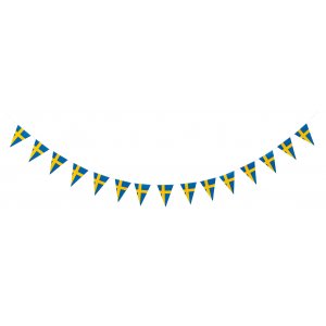 Flaggbanner - Svensk flagg - 15 stk - 3,6 m Flaggbanner - Svensk flagg - 15 stk - 3,6 m