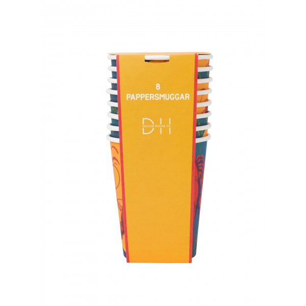 Pappkrus - Krabbedesign - 8-pakning (250 ml) Pappkrus - Krabbedesign - 8-pakning (250 ml)