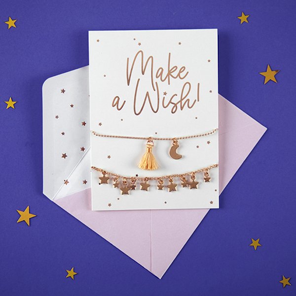 Kort med armbnd - nsk deg noe