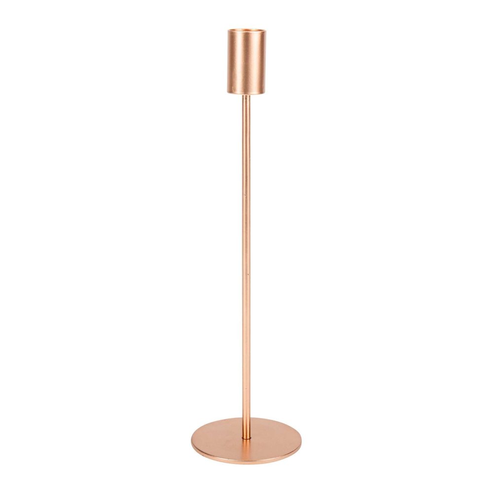 Lysestake - Roségull - Ø7,8 x 29 cm - Lamper og lykter, Hengende dekorasjoner