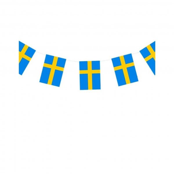 Girlander - svensk flagg - 4 meter
