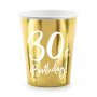 Pappmuggar - Guldmetallic - 30