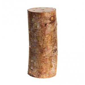 Stubbe med hull - Bjrk - 10 x 20 cm
